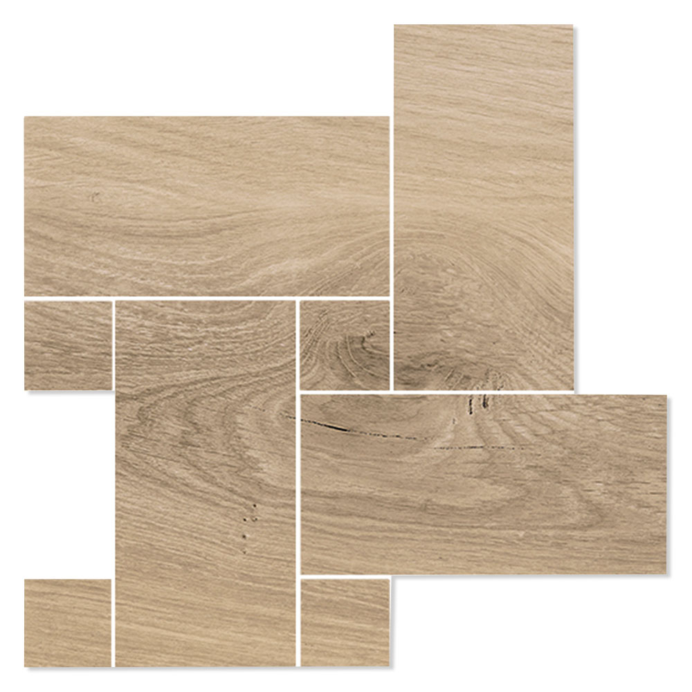 Tre Gulvflis Woodchoice Beige Matt 22x22 cm